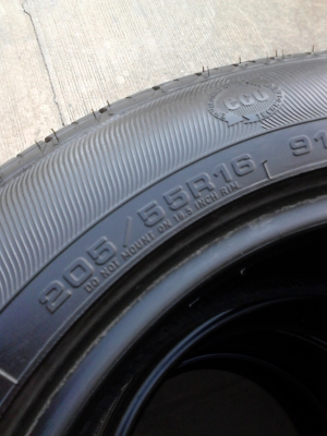 205/55R16 Goosyear Eagle NCT5  ชุด 4 เส้น Tel.081-427-3941