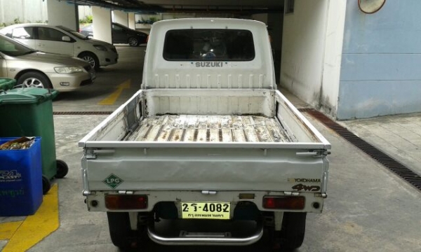 mini 4wd ...suzuki carry 4&times;4 แท้โรงงานเดิมบางจากยุ่น ป้ายขาว เล่มชุดโอนครบ ขับดีมีแก๊ส