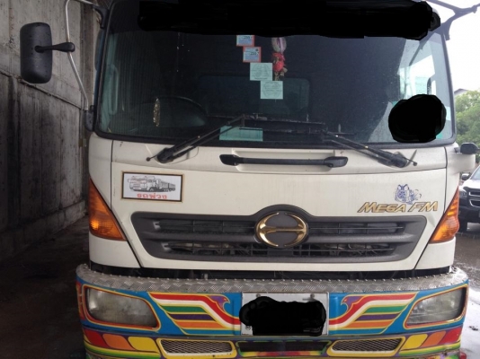 ขายรถสิบล้อ HIno MEGA FM 260 แรง ปี 48 คอกเกษตร ดั้มเนียมพ่วงแม่ลูก ราคาต่อรองได้ เอกสารพร้อมโอน