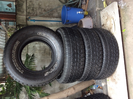 ขายยาง Yokohama geolandar 265-70-16 ปี12 ดอกสวยถูกๆครับ