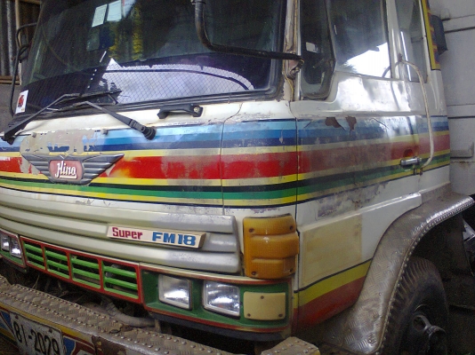 ขายสิบล้อสองเพลาดั้มพ์ ฮีโน่ FM-187LA สภาพเดิมๆ พร้อมใช้