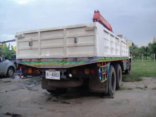 ขายรถ 10 ล้อ 2 เพลา อีซุซุร็อคกี้ 195 ติดเครนยูนิค 5ตัน 4ปอก 3 ชัก A500K