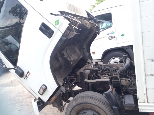 ขายรถ ISUZU, รถบรรทุก 6 ล้อ 5ม.(NGVโรงงาน)ตู้แห้ง3บานปี 2009 เกียร์ธรรมดา