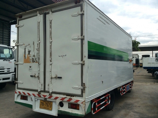 ขายรถ ISUZU, รถบรรทุก 6 ล้อ 5ม.(NGVโรงงาน)ตู้แห้ง3บานปี 2009 เกียร์ธรรมดา