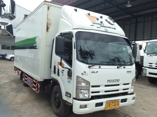 ขายรถ ISUZU, รถบรรทุก 6 ล้อ 5ม.(NGVโรงงาน)ตู้แห้ง3บานปี 2009 เกียร์ธรรมดา