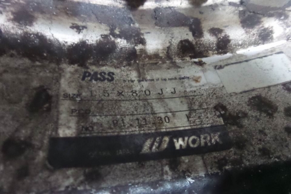 W work made in japan ก้านยก ล้อแท้ นำเข้าจากญี่ปุ่น15x8