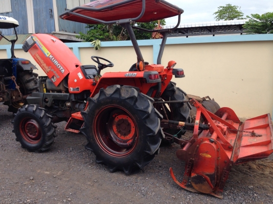 คูโบต้า L3408 4 WD 2 เพลา โรตารี่ช้าง เดิมๆใช้งานได้เลย