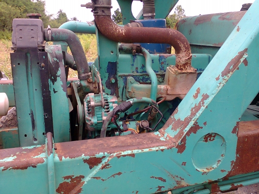 รถคีบอ้อย คีบหลัง ฟอร์ด 6600 เสื้อลาย เกียร์ธรรมดา