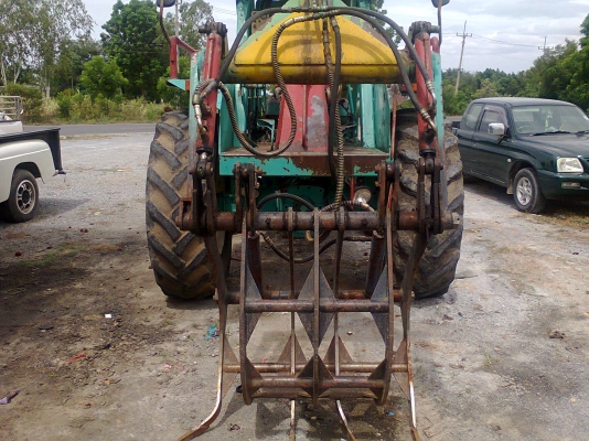 รถคีบอ้อย คีบหลัง ฟอร์ด 6600 เสื้อลาย เกียร์ธรรมดา