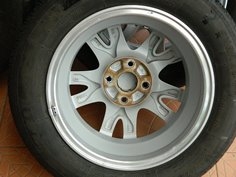 ขายล้อแม็กhonda brio ตัวท็อป +ยาง175-65-14 ปี12 มิชิลิน