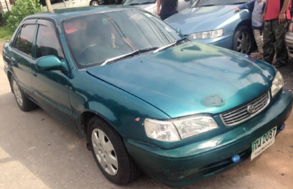 **52,000 บ.ต่อรอง**ขายรถเก๋งราคาถูกๆ TOYOTA COROLLA 1.6Dxi Auto โฉมท้ายเป็ด ปี39/96 เครื่องเดิมเกียร์เดิม ติดLPG(ลงเล่ม) สุดประหยัด เครื่องแน่น แรง ไม่จุกจิกความร้อน ช่วงล่างดี หนึบ ไม่มีส่าย หน้า-หลังเดิมไม่เคยชนหนัก ภายในดี คอนโซลครบ พ.พาวเวอร์ แอร์ ล้อ