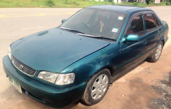 **52,000 บ.ต่อรอง**ขายรถเก๋งราคาถูกๆ TOYOTA COROLLA 1.6Dxi Auto โฉมท้ายเป็ด ปี39/96 เครื่องเดิมเกียร์เดิม ติดLPG(ลงเล่ม) สุดประหยัด เครื่องแน่น แรง ไม่จุกจิกความร้อน ช่วงล่างดี หนึบ ไม่มีส่าย หน้า-หลังเดิมไม่เคยชนหนัก ภายในดี คอนโซลครบ พ.พาวเวอร์ แอร์ ล้อ