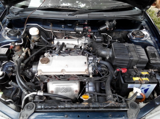 Lancer ท้ายเบนซ์ 1.5GLXi เกียร์ AT ปี 1998 สีน้ำเงิน รถพร้อมขับขี่ใช้งาน