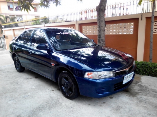 Lancer ท้ายเบนซ์ 1.5GLXi เกียร์ AT ปี 1998 สีน้ำเงิน รถพร้อมขับขี่ใช้งาน