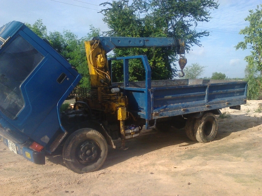 รถเครน  MISUBISI  100  แรง  เครื่องดี  ครัชชีสวย  พร้อมใช้งาน