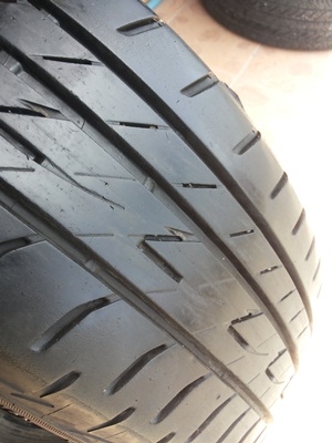 ขายล้อแม็กNISSAN ALMERA VL (TOP)ยางปี13 BRIDGESTONE 4 ล้อ