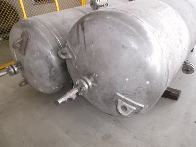 ขายถังลมแสตนเลส 2000 ลิตร แรงดันสูง 60bar