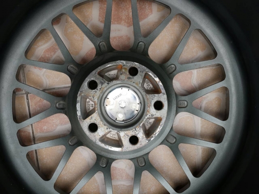 แม็กขอบ 18  5รู114  หน้า 8.5 หลัง 9.5 สวยๆ ไม่มีดุ้ง ไม่มีซ่อม