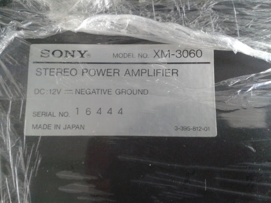 ขายพาวเวอร์รถยนต์ SONY JAPAN 6 ch