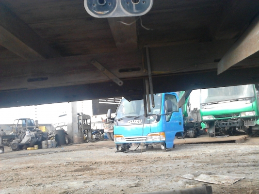 ขายด่วน กระบะรถ6ล้อกลาง พร้อมหลังคา