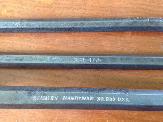 ขายชะแลงโบราณชุด 3 ชิ้น Stanley Handyman H33,Davies 360-1/2 สามารถแยกขายได้