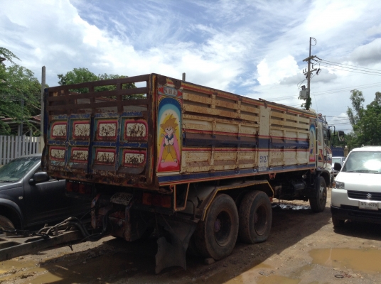 HINO MEGA260แรงพ่วงดั้มออกห้างป้ายแดงมือเดียวเดิมๆ