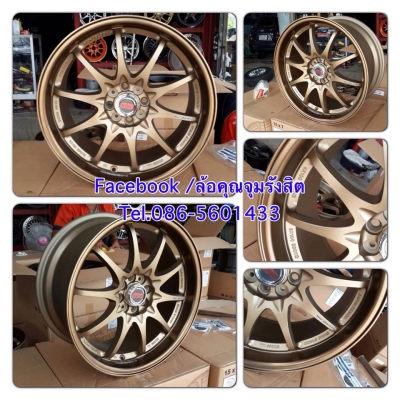 Sale! ล้อใหม่ CE28 ขอบ17 4รู100 กว้าง8 ออฟ35 พร้อมยางใหม่ Neuton ปี14 พร้อมน็อตRay-จุ๊บRay-ปลอกกันสั่นฟรี ชุดละ 22,500 บาทเท่านั้น