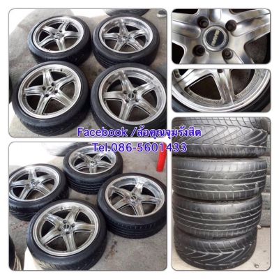 ขายแม็กมือ2ลาย Rays ขอบ17 4รู100 + ยางปี 10 ราคา7,300 บาท ถูกจริงๆนะ!!