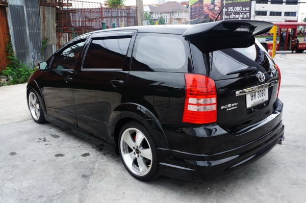 TOYOTA WISH ปี 2004 ตัว TOP ขายรถสวย ชุดแต่งรอบคัน หลังคา sunloob ติดแก็ส LPG หัวฉีด (ENERGY REFORM) ล้อ MAX แต่ง เบาะหนัง เครื่องแน่น ช่วงล่างดี แอร์เย็นๆ ภายในสถาพสวย สีสวย รถพร้อมใช้งาน จัดไฟแนนได้