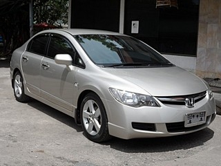 HONDA NEW CIVIC 1.8 V-TEC AUTO ปี 2006 รถสวยพร้อมใช้ จัดไฟแนนซ์ได้ ดาวน์ 8,000 T.086-527-9533