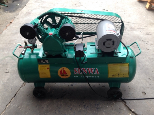 ขายปั้มลม Sunwa ขนาดมอเตอร์ 1/2 HP. 220 V ไฟบ้าน สภาพของใหม่ ใช้ทดลองงานแล้วก็เก็บครับ วิ่งนิ่ม พร้อมใช้งาน