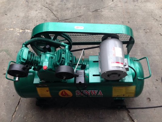 ขายปั้มลม Sunwa ขนาดมอเตอร์ 1/2 HP. 220 V ไฟบ้าน สภาพของใหม่ ใช้ทดลองงานแล้วก็เก็บครับ วิ่งนิ่ม พร้อมใช้งาน