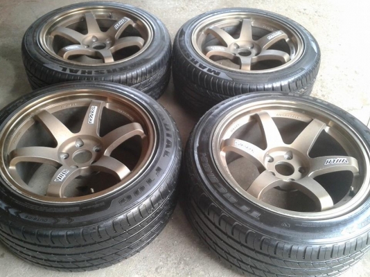 ขาย te37 18" 9*10  + ยาง 18500