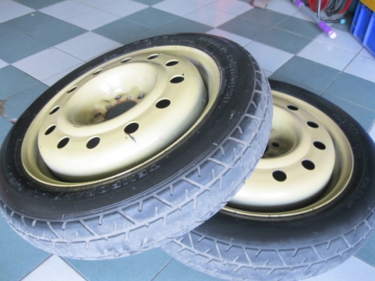 ล้ออะไหล่ญี่ปุ่น 17"หลบดิสใหญ่ 5รู114 1คู๋ 3000