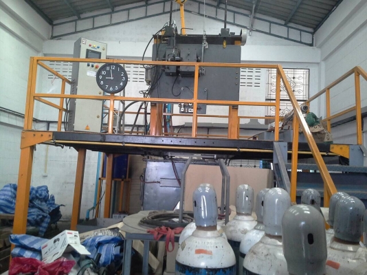 เครื่องหลอมทองแดงขนาด600-800กก.
