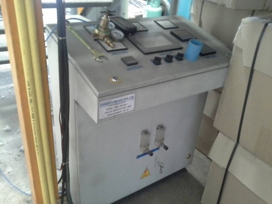 เครื่องหลอมทองแดงขนาด600-800กก.