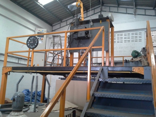 เครื่องหลอมทองแดงขนาด600-800กก.