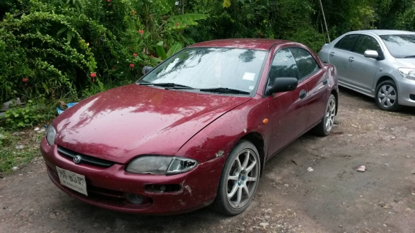 มาสด้าแลนติสปี2538รถเดิมบางทั้งคัน ช่วงล่างแน่นขี่ดีแอร์เยนรถสวยพร้อมใช้งาน ขาย69000บาท