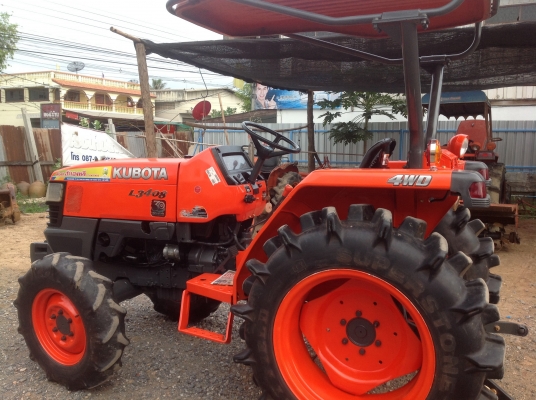 ปัญญาแทรคเตอร์มาแล้ว...จัดมาให้ครับ คูโบต้า L3408ใบมีด โรตาลี่โชคชัย 160 เล่มทะเบียนพร้อม พร้อมส่งทั่วไทย