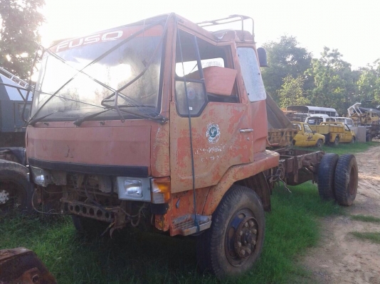 ขายแชสซีรถหกล้อ MITSUBISHI เครื่อง 6D16 - 195 แรง มี 2 คัน FK455H ทะเบียนแจ้งจอด