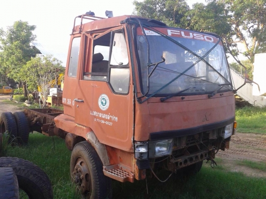 ขายแชสซีรถหกล้อ MITSUBISHI เครื่อง 6D16 - 195 แรง มี 2 คัน FK455H ทะเบียนแจ้งจอด