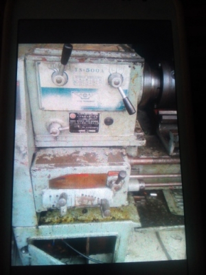 แท่นกลึง 5 ฟุต ต้าชิง 500 a  3 เพลา เกียร์บล็อก  รูเพลา 2 นิ้ว พร้อมใช้งาน 65,000