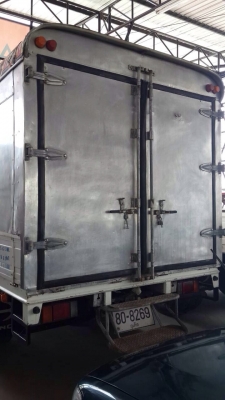 ขายรถบรรทุกตู้แห้ง HINO MNKUJ22 เครื่อง NO4C - 136 แรง ปี 51 ช่วงยาว 5.50 เมตร