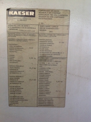 ปั้มลม สกูล KAESER แรงปั้ม 60 ตัน