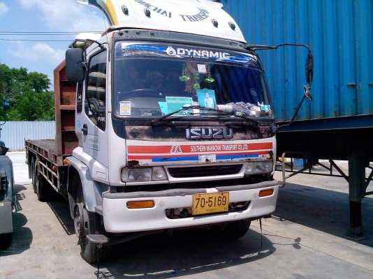 ขายสิบล้อ deca  แก๊ส ngv  ปี 40 ช่วงยาว 7เมตร กะบะพื้นเรียบพนัส