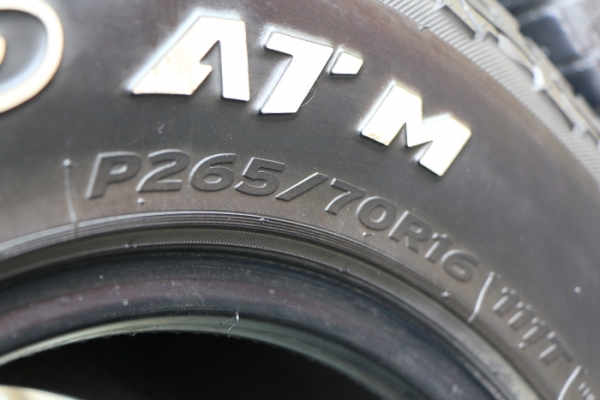 SP04478759 ขายยางHankook Dynapro Atm 265-70-16 ปี12