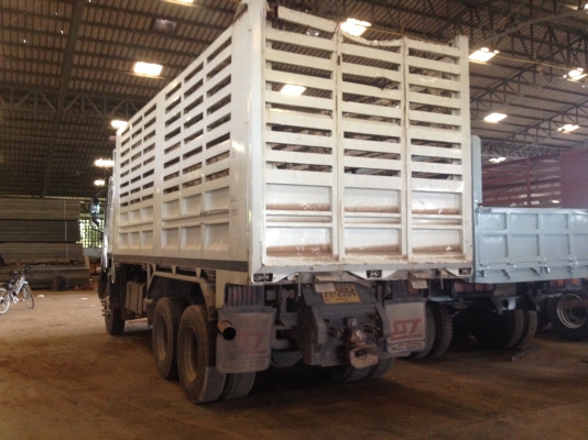 ISUZU DECA 360 แรง ปี53 กะบะเหล็กคอกสูง เหล็กหนา มีระบบพ่วง