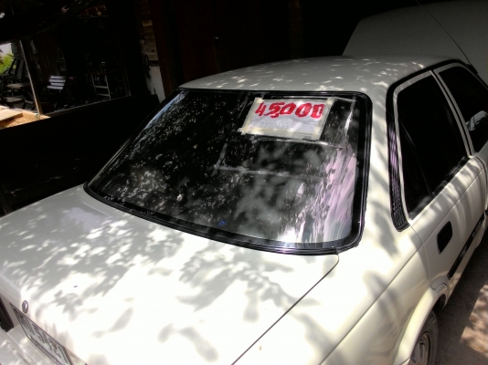 ขออนุญาติฝากขาย TOYOTA DORAEMON สีขาวเครื่อง 1500 CC. หัวฉีด เกียร์ธรรมดา 45,000 บาท โทร 087-4545239 ครับ