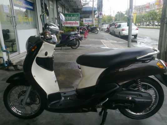 ขายFino สีน้ำตาล ปี52 รถบ้านเครื่องเดิมแน่นๆสภาพดี