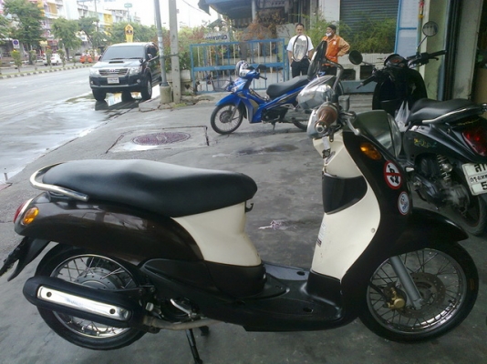 ขายFino สีน้ำตาล ปี52 รถบ้านเครื่องเดิมแน่นๆสภาพดี